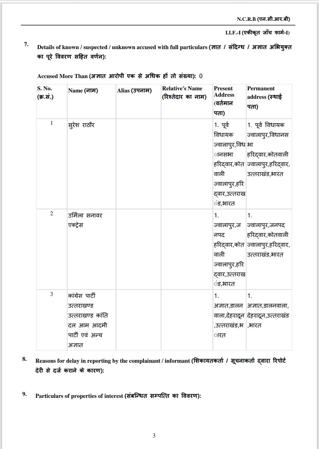 ANKITA BHANDARI CASE